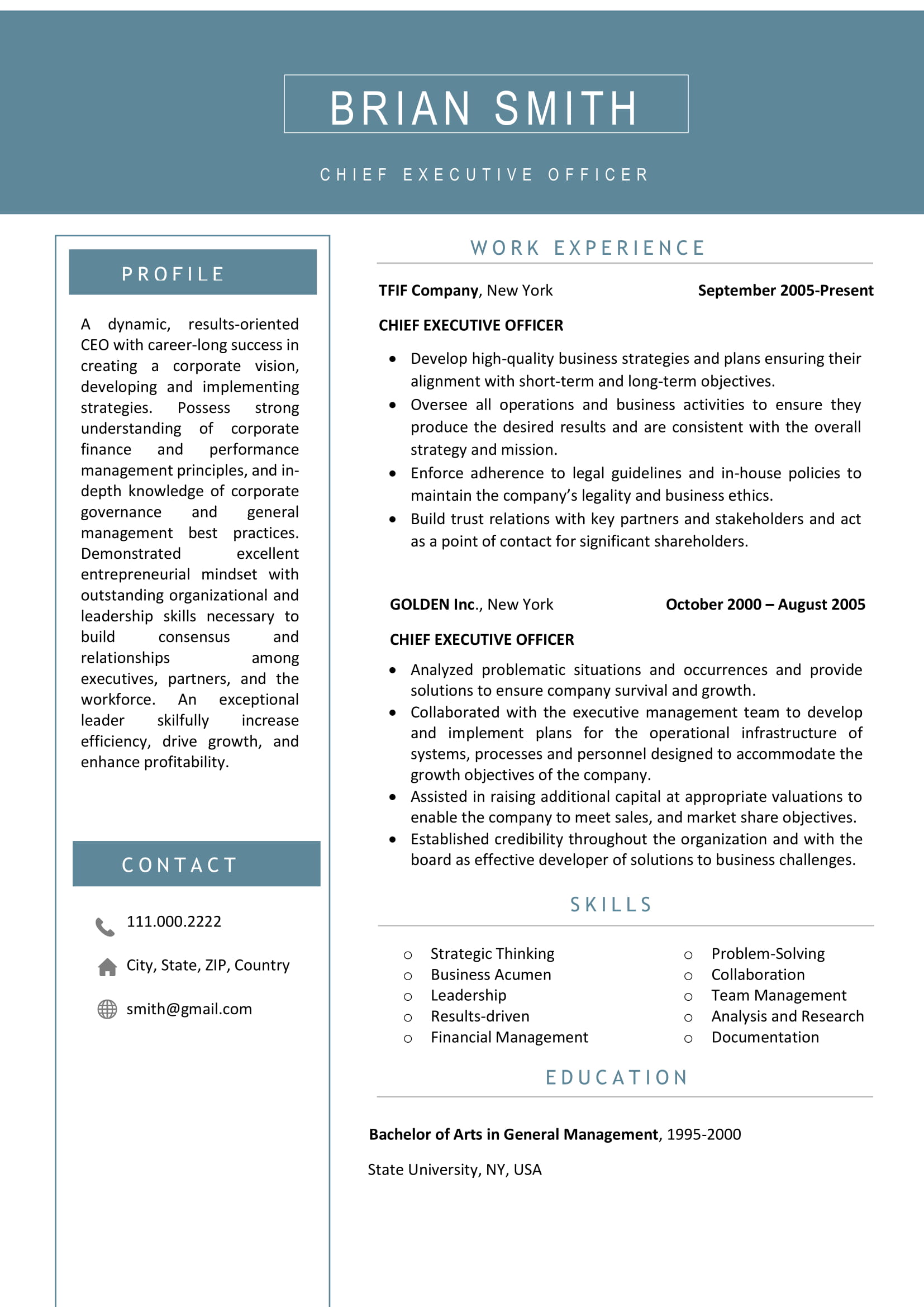 writing a professional resume samples